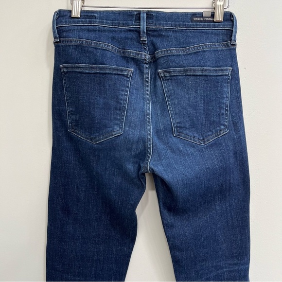 Citizens of Humanity rocket crop high rise skinny jeans raw hem size 26 - Picture 4 of 12